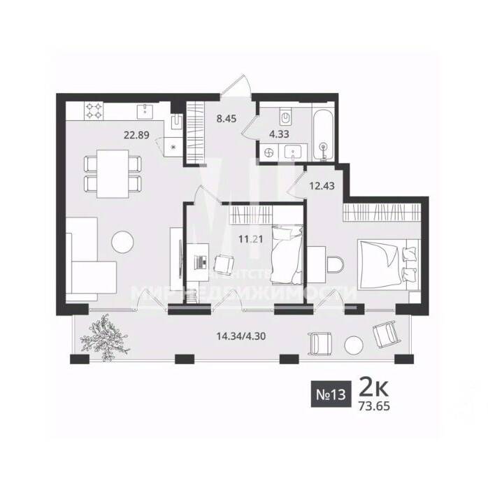 Plans ЖК «Гармония»