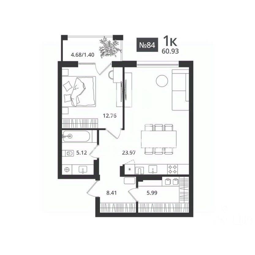 Plans ЖК «Гармония»