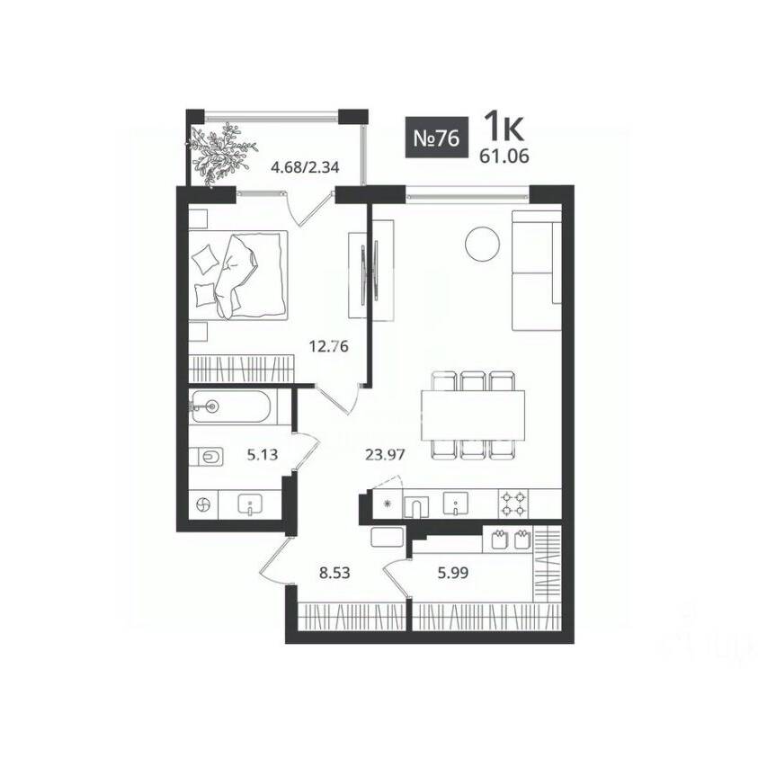 Plans ЖК «Гармония»