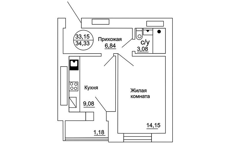 Plans Жилой комплекс «Ульяна», дом №2
