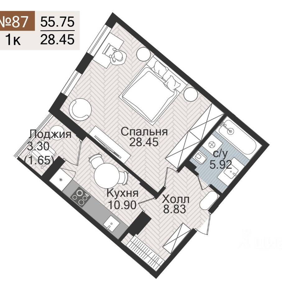 Plans ЖК «Аврора»