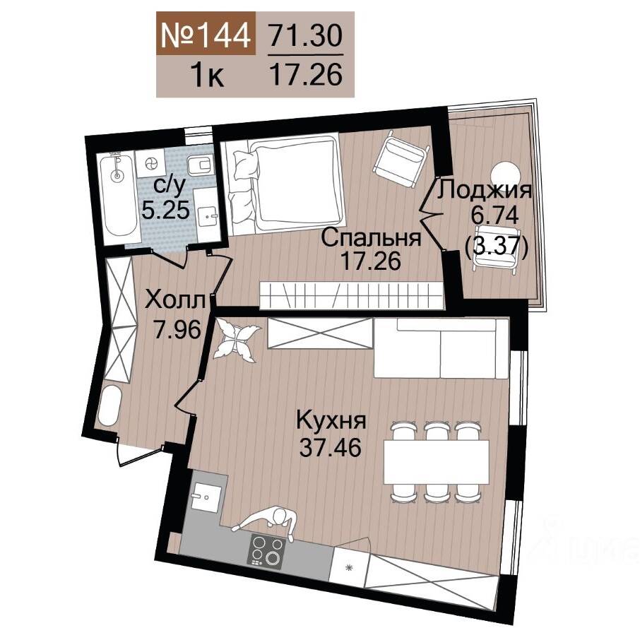 Plans ЖК «Аврора»