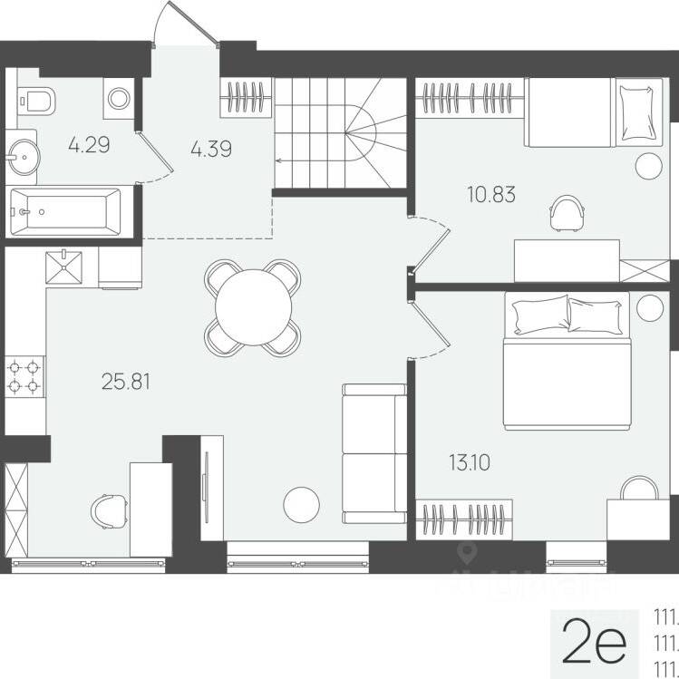 Plans ЖК «Клевер»