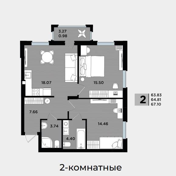 Plans ЖК «Парад»
