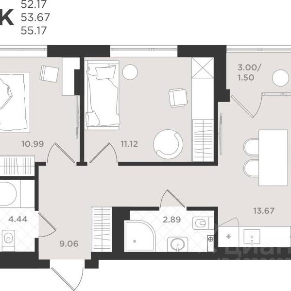Plans ЖК «Шелест»