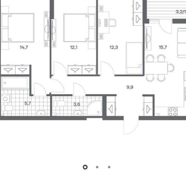 Plans ЖК «Гагарина 30»