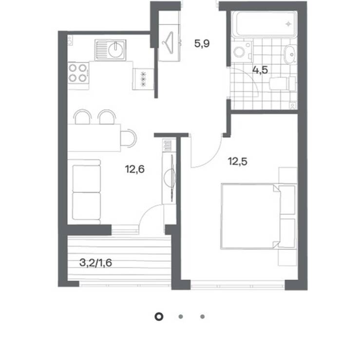 Plans ЖК «Гагарина 30»