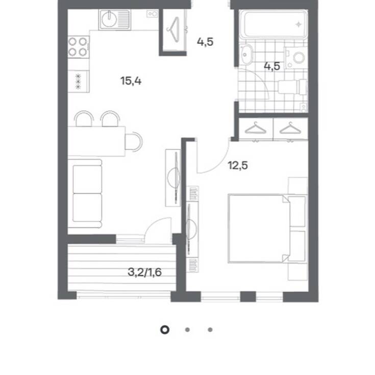 Plans ЖК «Гагарина 30»