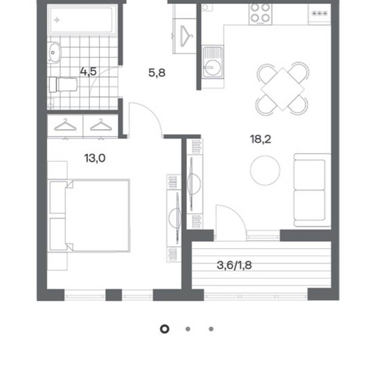 Plans ЖК «Гагарина 30»
