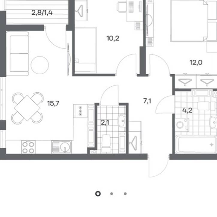 Plans ЖК «Гагарина 30»