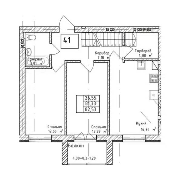 Plans ЖК «Дубрава»