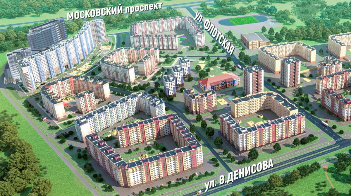 ЖК «Восток» в Калининграде, застройщик ГК «Мегаполис» - фото, планировки,  цены, скидки - официальный сайт Новостройка39.ру